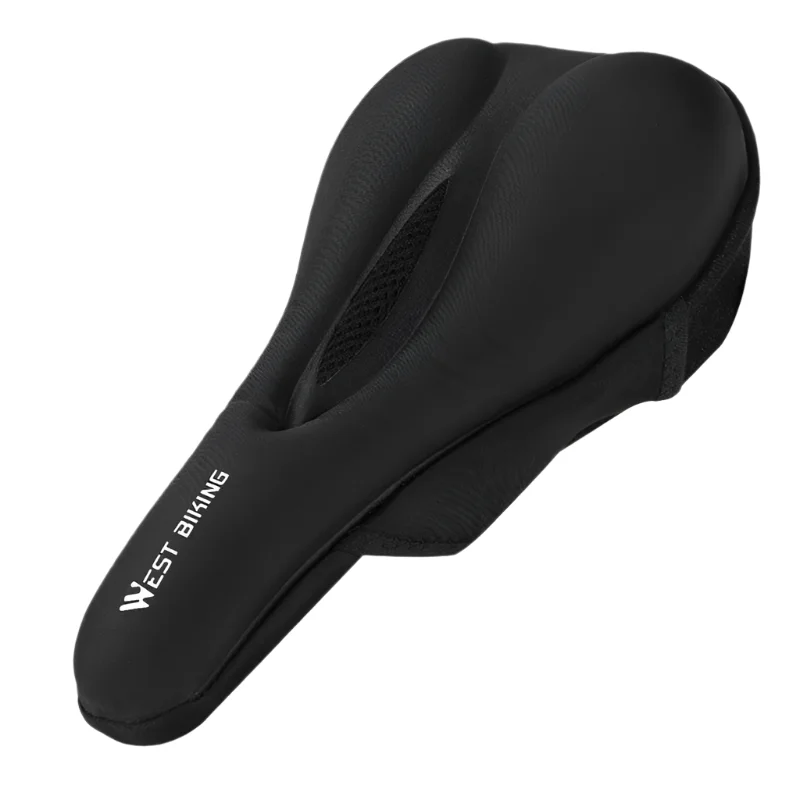 bicycle lever strength-Comfortable Silicone Bike Saddle Cover Soft MTB Road Bike Seat Anti-slip Shockproof Cycling Cushion With Rain Cover