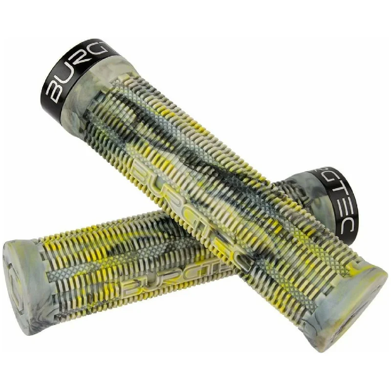 bicycle stand resilience-Burgtec Bartender Pro Greg Minnaar Signature Grips - Yellow