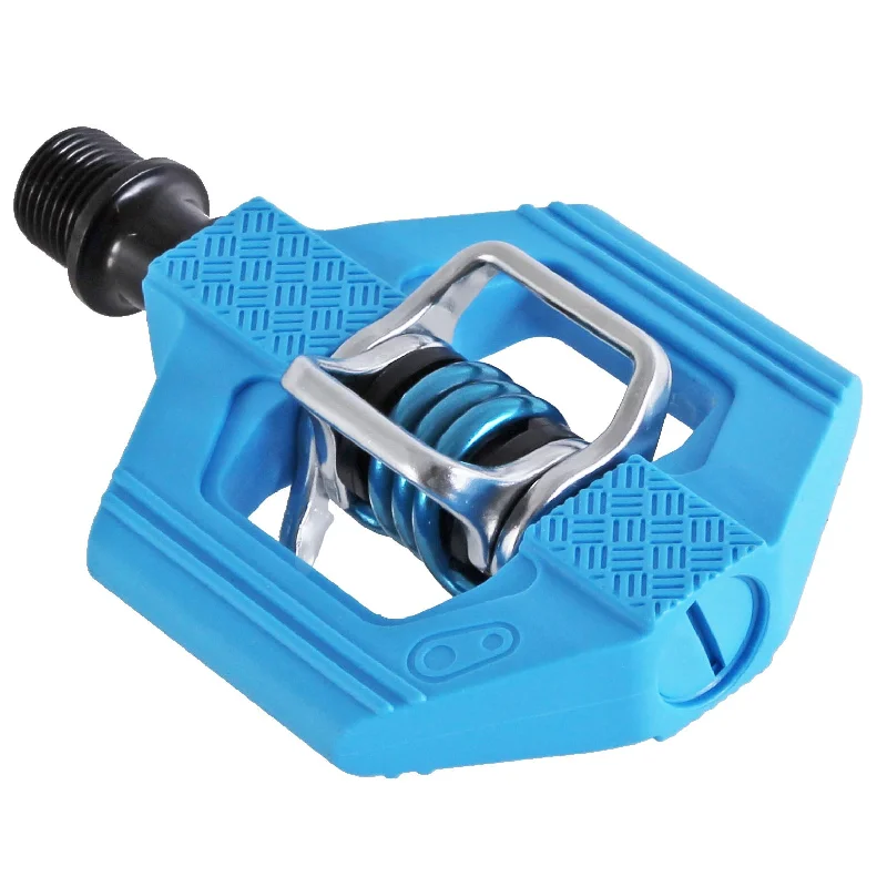 bicycle valve versatility-Crankbrothers Candy 1 Pedals Blue