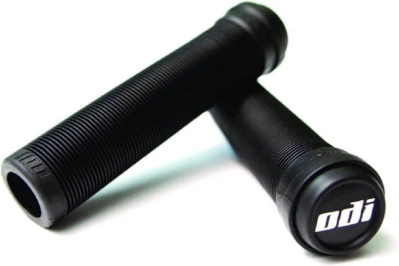 bicycle lever responsiveness-ODI LongNeck Grips Flangeless Rubber Handlebar grips BMX MTB Cruiser Hybrid- Live4bikes