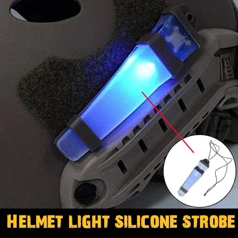 bicycle tire versatility-Wilderness Survival Helmet Silicone Waterproof Portable Survival Signal Cycling Night Light Camping