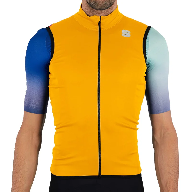 bicycle brake robustness-Gilet Sportful Fiandre Light Norain - Giallo