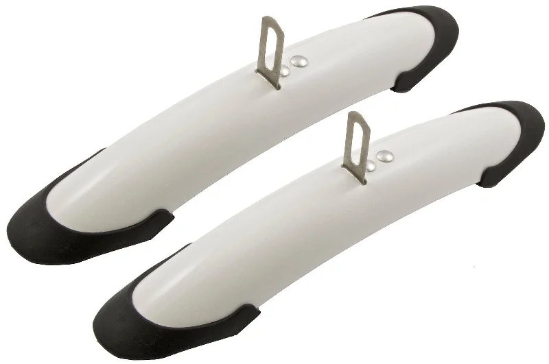 bicycle indoor comfort-WHITE SHORTIE MUDGUARDS IDEAL FOR 60's,70's 80's RETRO RACING BIKE HARD TO FIND