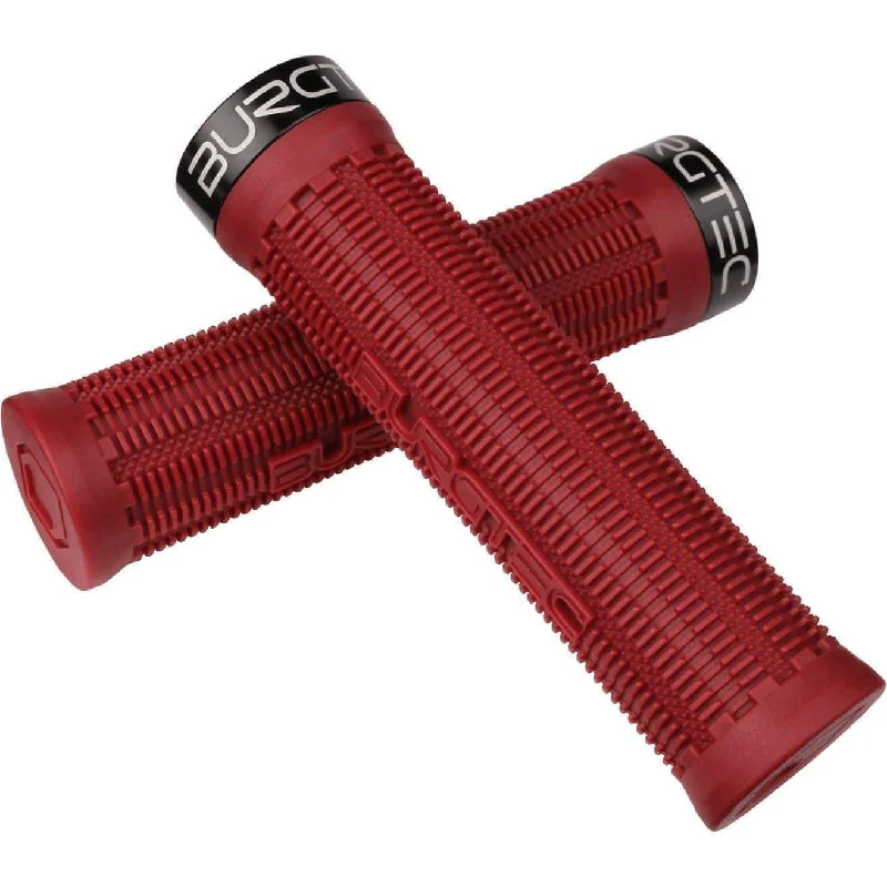 bicycle shoe strength-Burgtec Bartender Pro Greg Minnaar Signature Grips - Red