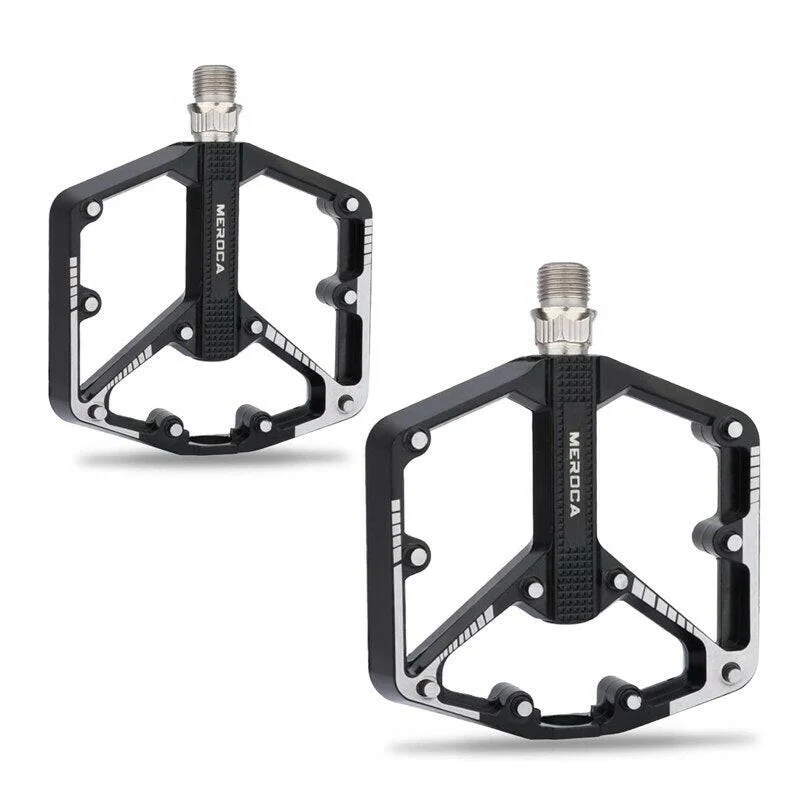 bicycle handlebar reliability-Bicycle Pedals Sealed DU Bearing Nonslip Pedal Mountain Road Bike Cycling Alloy Platform Mtb Pedal