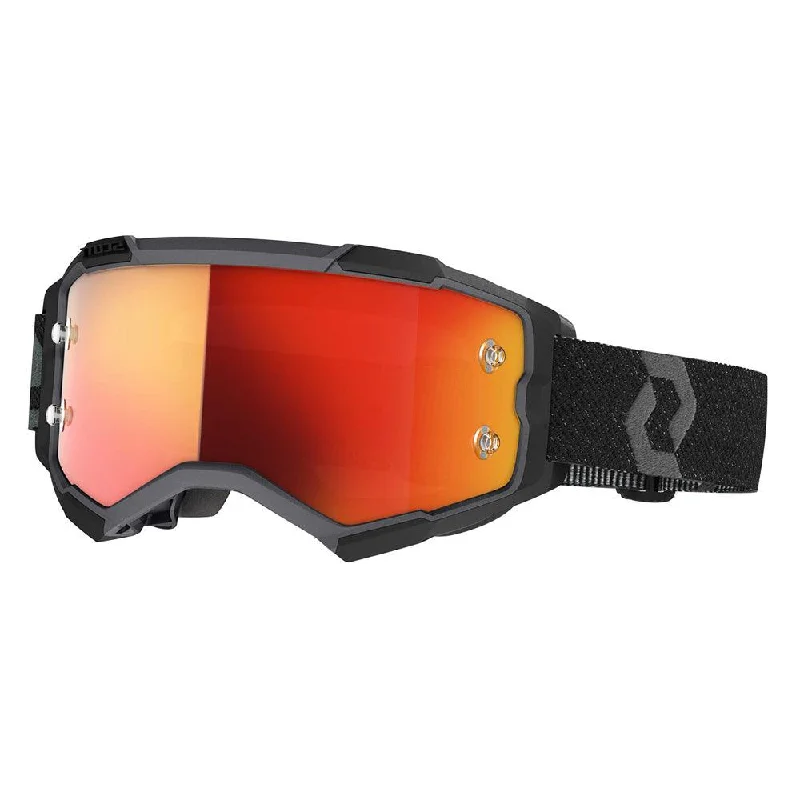 bicycle pad robustness-SCOTT 2021 FURY GOGGLE - BLACK (ORANGE CHROME)