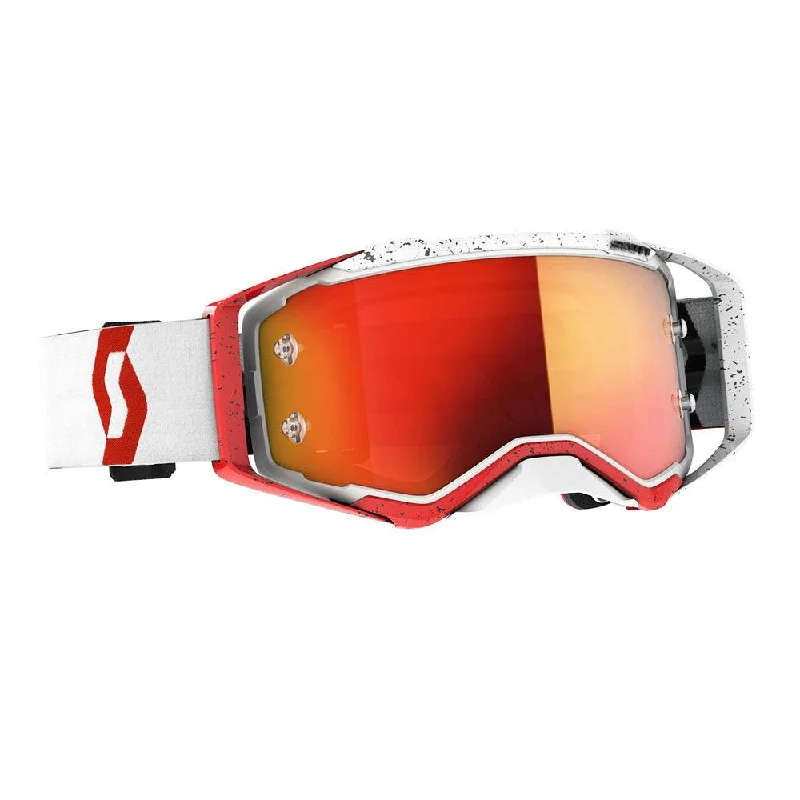 bicycle paint capacity-SCOTT 2021 PROSPECT GOGGLE - RED/WHITE (ORANGE CHROME)