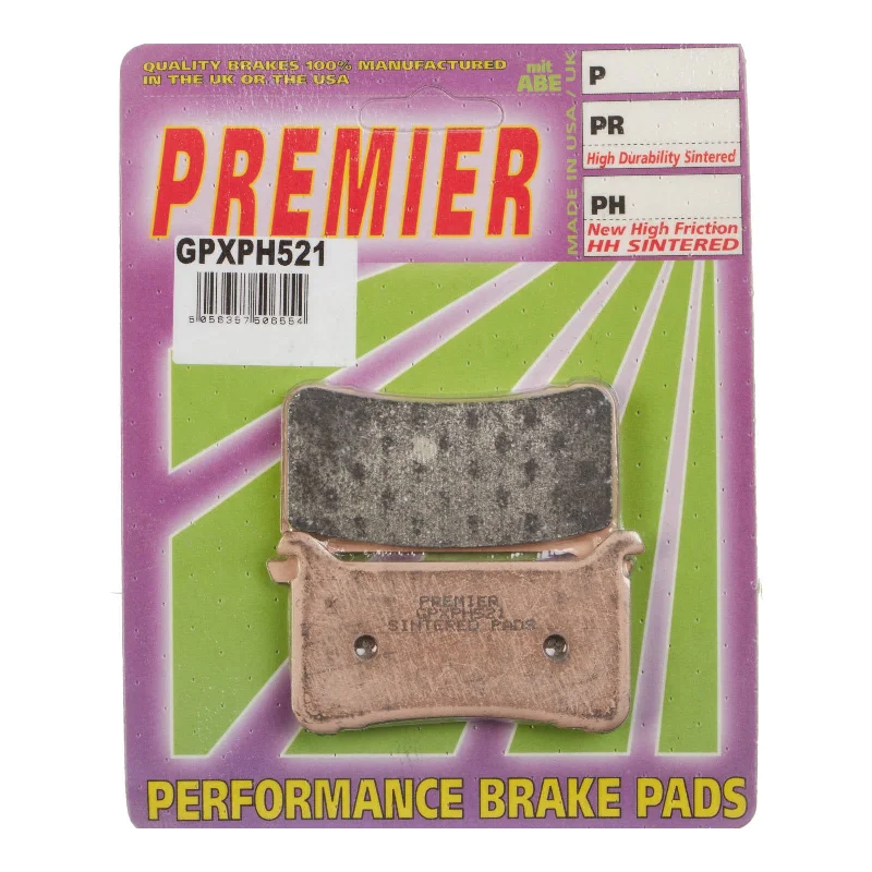 bicycle saddle reliability-Premier Brake Pads - GPX-PH Sintered Racing Only