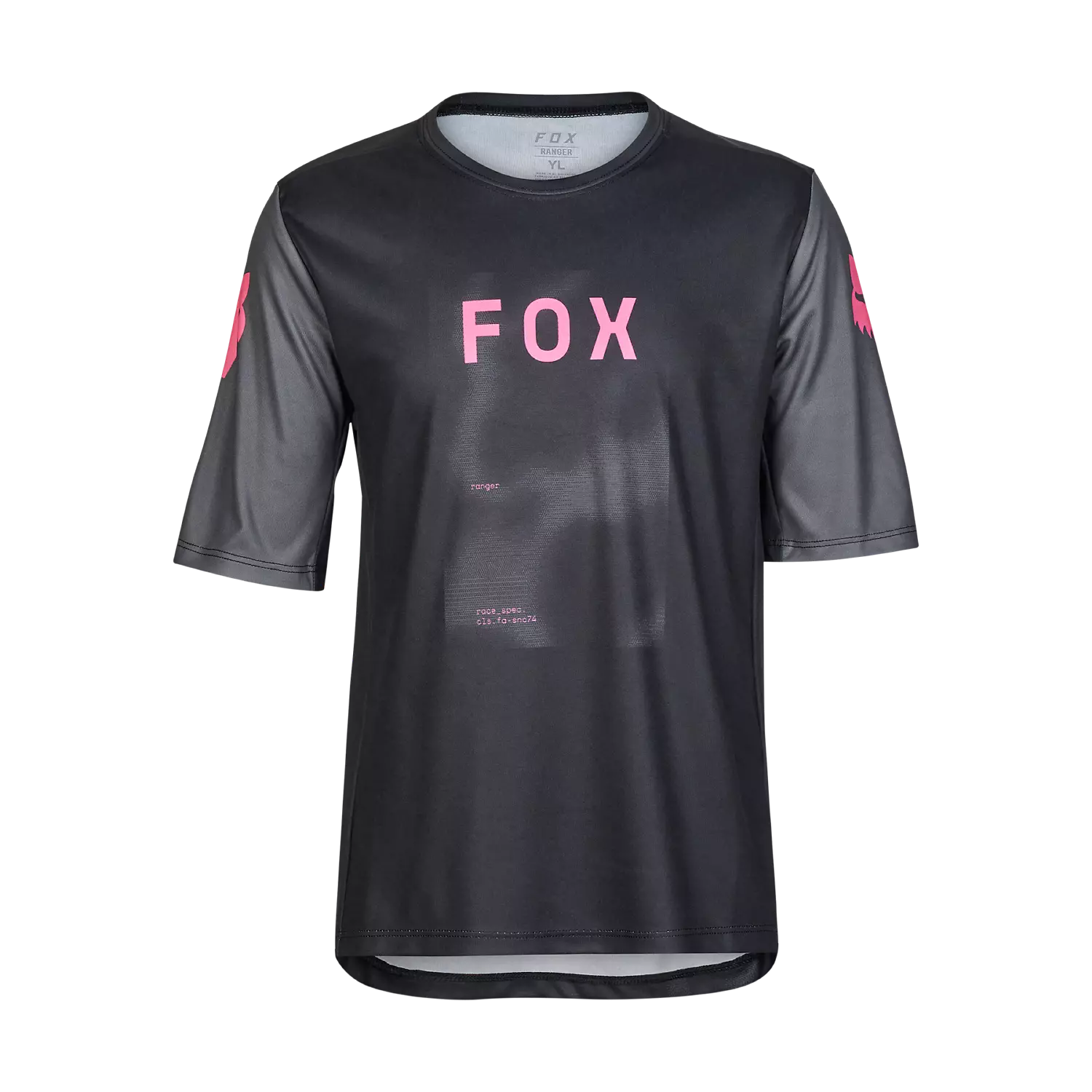 bicycle paint stability-Fox Racing Ranger Short Sleeve MTB Race Jersey - Taunt - Black