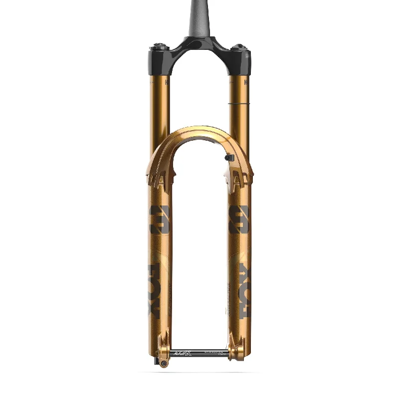 bicycle pad responsiveness-Fox 38 Float Factory 29 Inch GRIP X2 44mm Offset BOOST Kabolt-X Tapered Suspension Fork 2025 - Gold