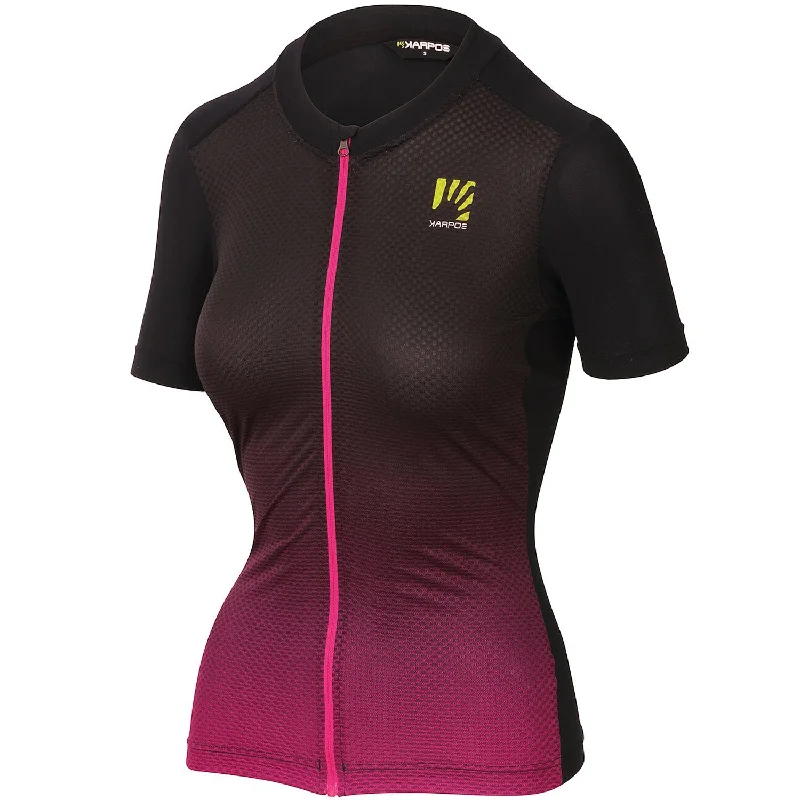 bicycle pedal weight-Maglia Donna Karpos Verve Evo - Nero rosa