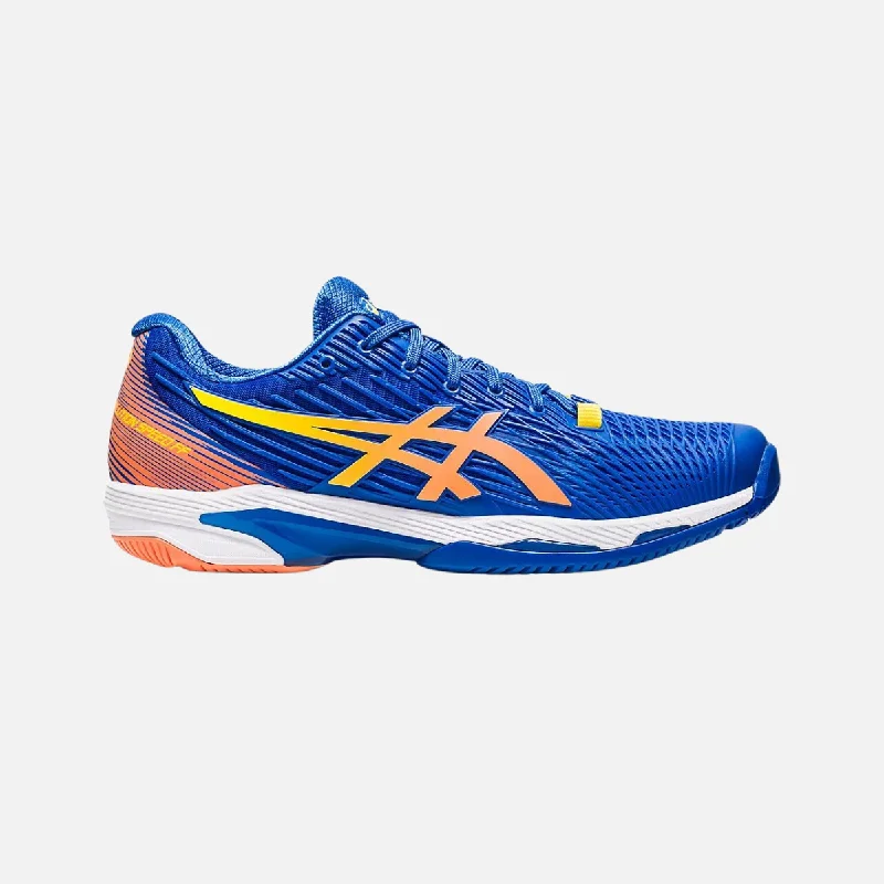 bicycle saddle reliability-Asics Solution Speed FF 2 Men's Tennis Shoes  -Tuna Blue/Sun Peach