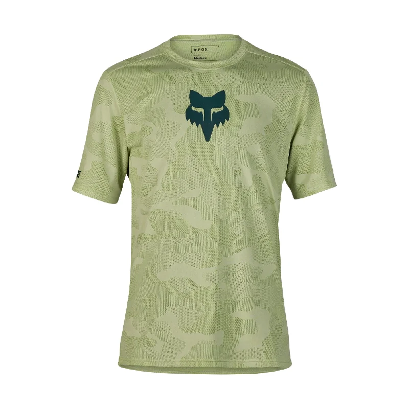 bicycle handlebar adaptability-Fox Racing Ranger Tru Dri Short Sleeve MTB Jersey - Cactus