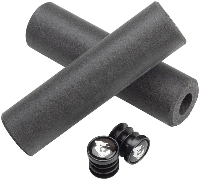 bicycle rust versatility-Wolf Tooth Mega Fat Paw Grips - Black